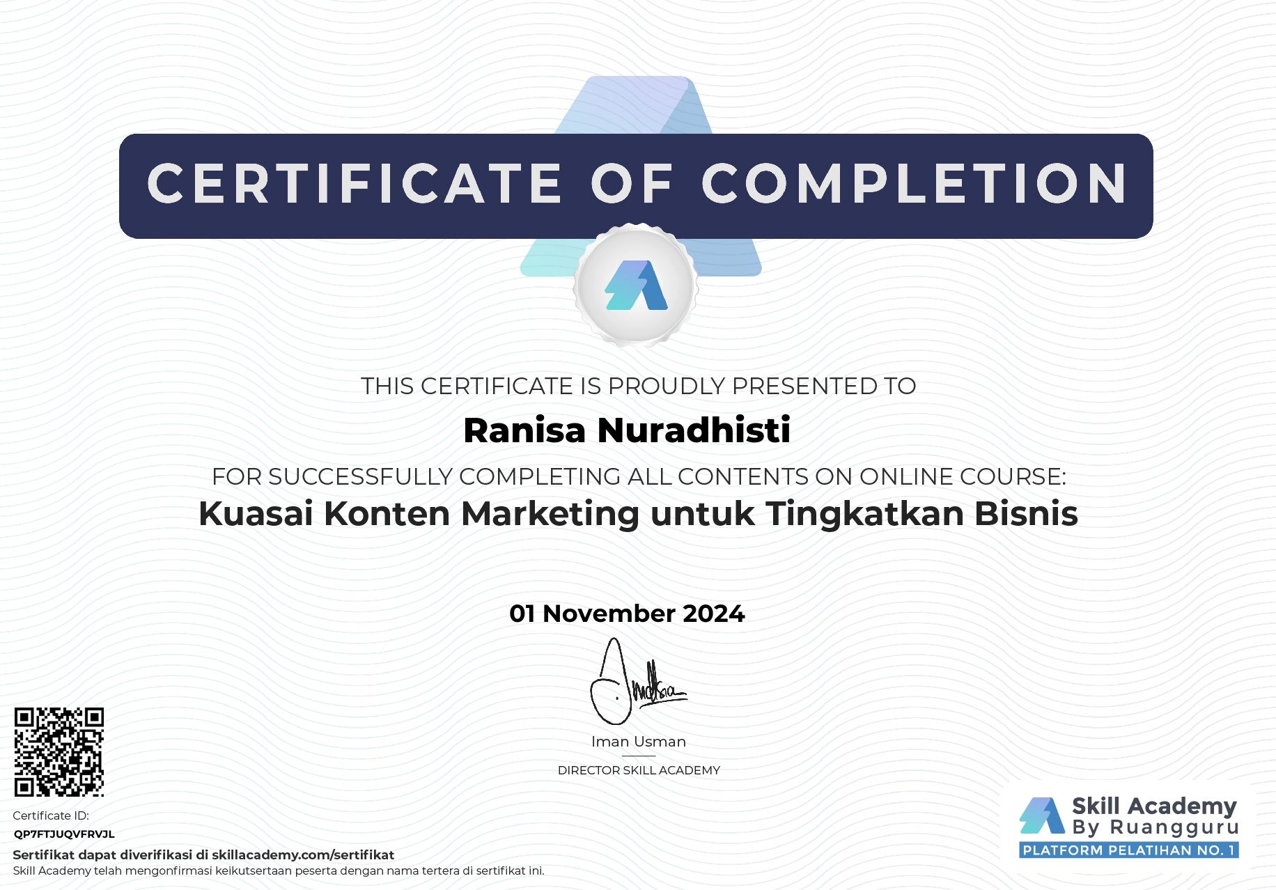 Logo Ranisa Ranisa Nuradhisti - Ex- Marketing & Branding Intern | Social Media ...