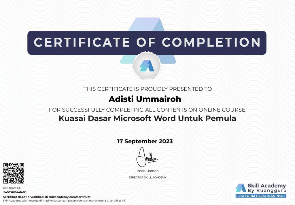 Adisti Ummairoh - Recent Graduate in Management with a Focus on Human ...